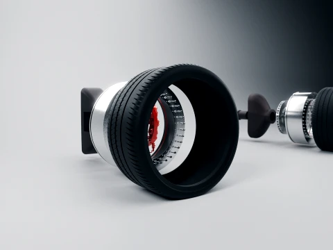 BBS RS - 3-Piece Wheel RC Scale Model STL 3D Print Model