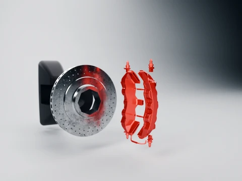 BBS LM Style Wheel Tire RC - Scale Model Rim 3D Print Model
