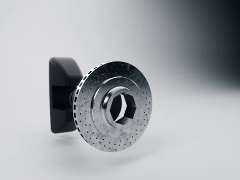 BBS LM Style Wheel Tire RC - Scale Model Rim 3D Print Model