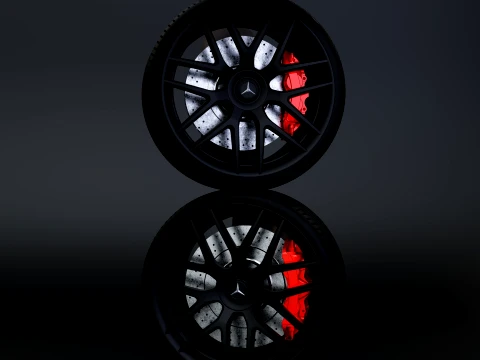 Mercedes-AMG Wheel - Tire - RC Scale Builds 3D Print Model