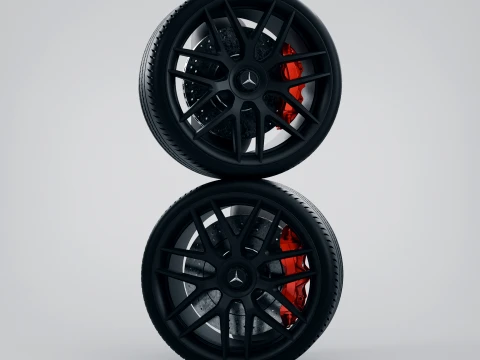 Mercedes-AMG wiel - band - RC-schaalconstructies 3D printmodel