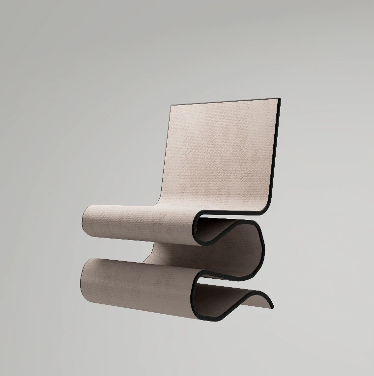 I tak dalej Krzesło Model 3D .c4d .max .obj .3ds .fbx .stl .blend 