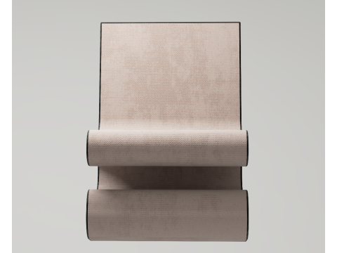 И так далее Стул 3D Модель