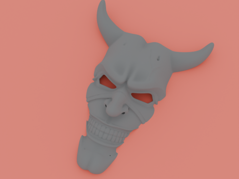 그래버 악마 마스크 2026 v2 3D 프린트 모델