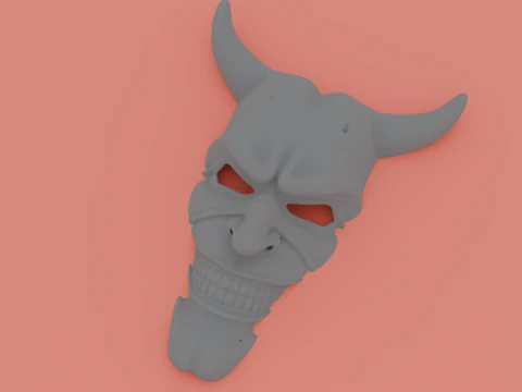 Grabber demon Mask 2026 v2 3D Print Model