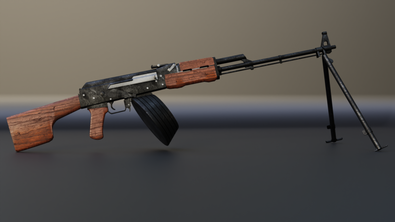 RPK74 3D 模型 .c4d .max .obj .3ds .fbx .stl .blend