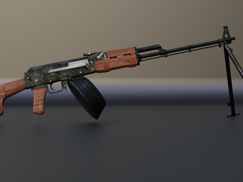 RPK74 Model 3D