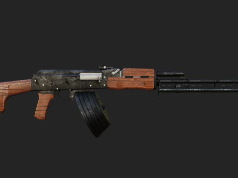 RPK74 3D Model