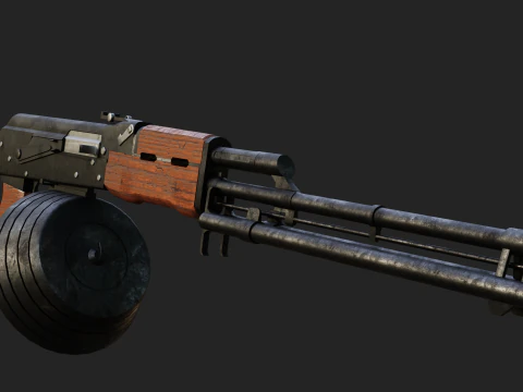 RPK74 3D Model