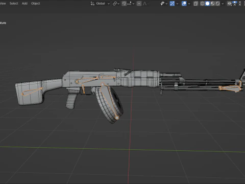 RPK74 3D Model