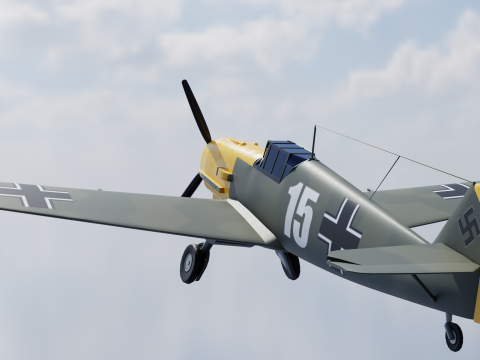 Messerschmitt BF109 3D Model