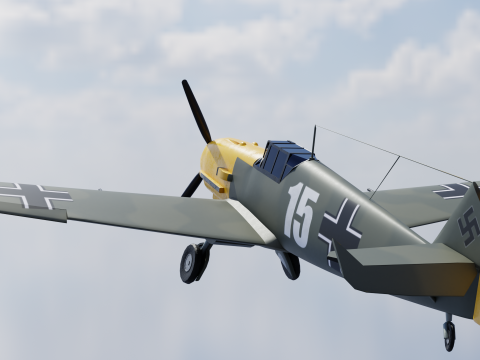 Messerschmitt BF109 3D Model