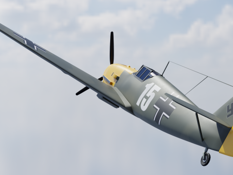 Messerschmitt BF109 3D Model