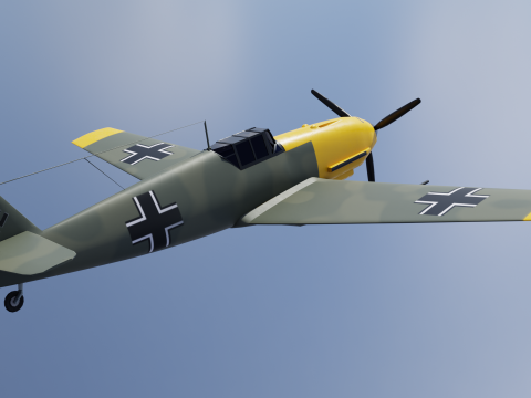 Messerschmitt BF109 3D Model