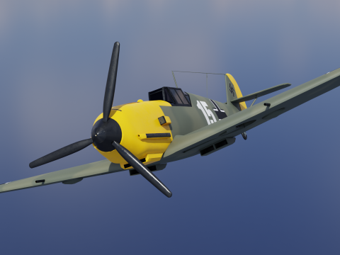 Messerschmitt BF109 3D Model