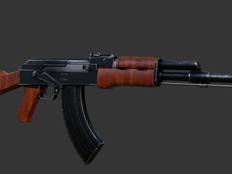 AK47 3D Модель
