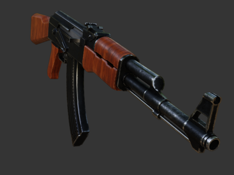 AK47 3D Модель