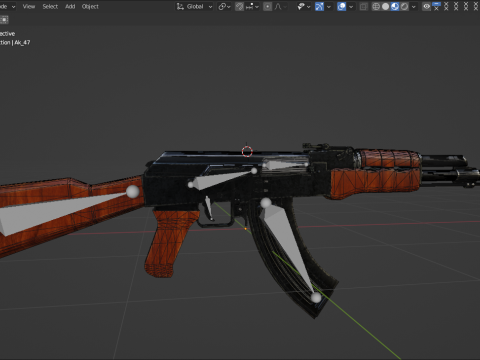 AK47 3D Модель