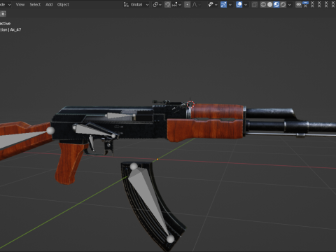 AK47 3D Модель