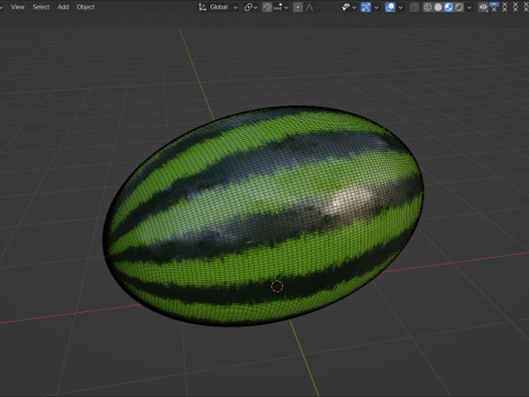 Melon Model 3D