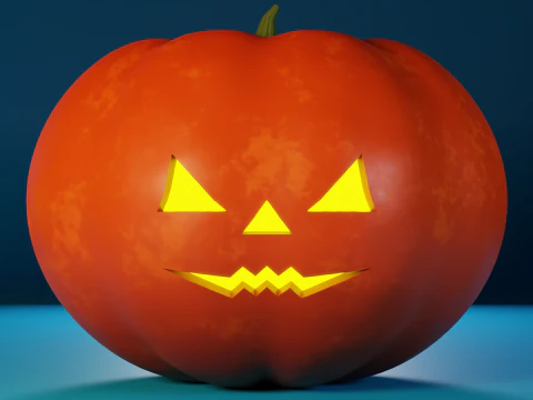 Halloween Pumpkin 3D Model