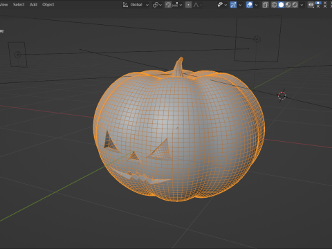 Dynia Halloweenowa Model 3D