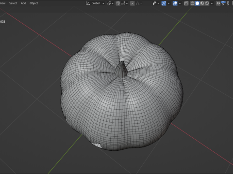 Dynia Halloweenowa Model 3D