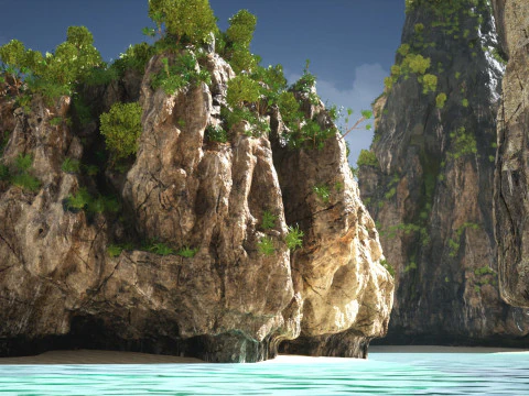 Asian Rocks Pack 3D Model
