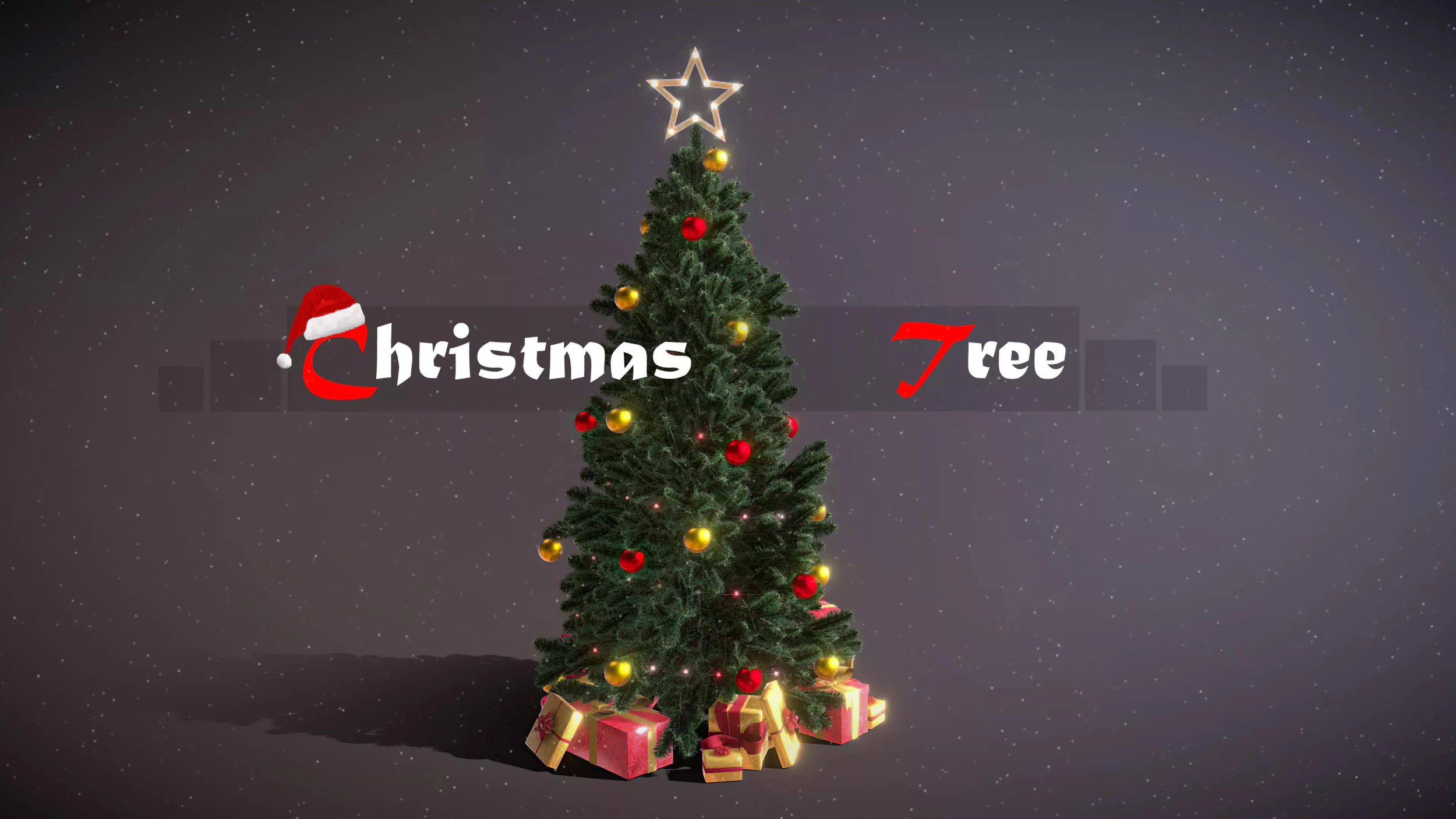 Christmas Tree 3D Model .c4d .max .obj .3ds .fbx .stl .blend