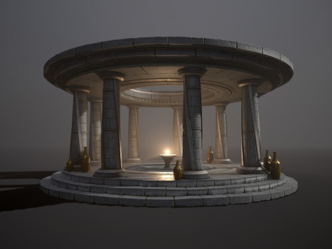 Ancient Altar 3D Model