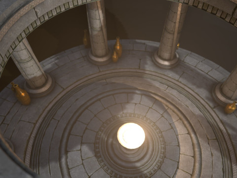 Ancient Altar 3D Model