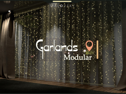 Guirlandes Modulaires Modèle 3D