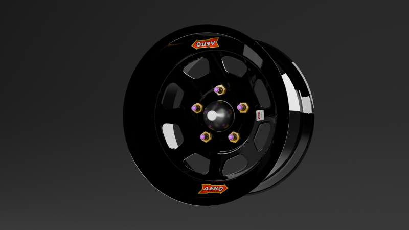 Aero Racing Rim Series 50 3D Модель .c4d .max .obj .3ds .fbx .stl .blend 