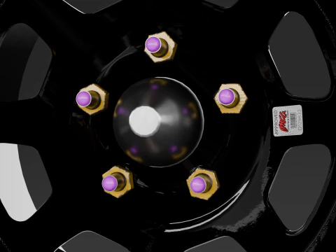 Aero Racing Rim Series 50 3D Model