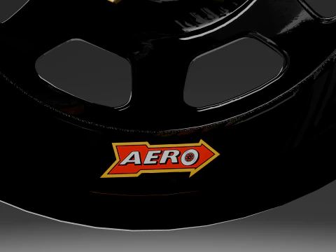Aero Racing Rim Series 50 3D Model