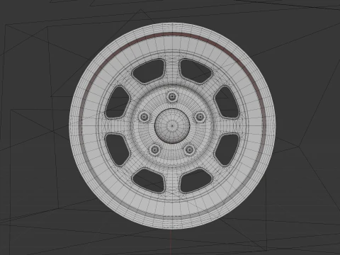 Aero Racing Rim Series 50 3D Model