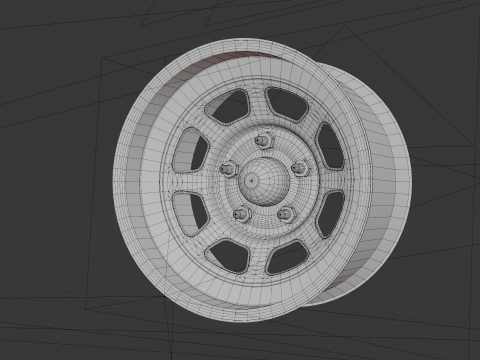 Aero Racing Rim Series 50 3D Модель