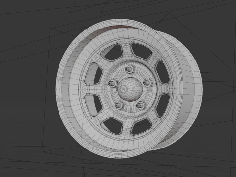 Aero Racing Rim Series 50 3D Model