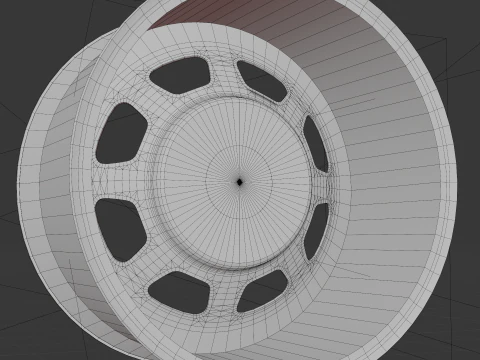 Aero Racing Rim Series 50 3D Model