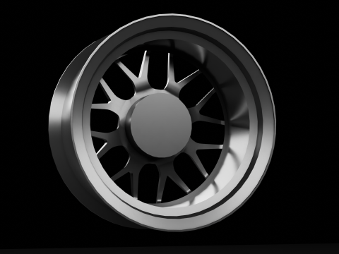 BBS RG-R Car Rim 3D Model