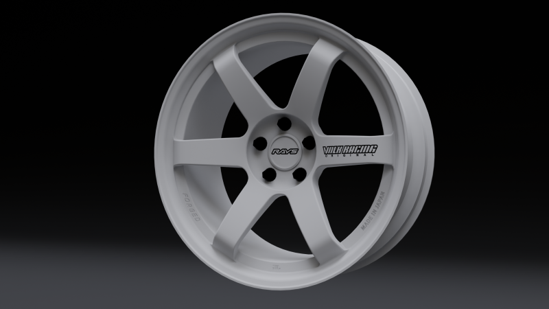 Автомобільний диск RAYS Volk Racing TE37 3D Модель .c4d .max .obj .3ds .fbx .stl .blend 