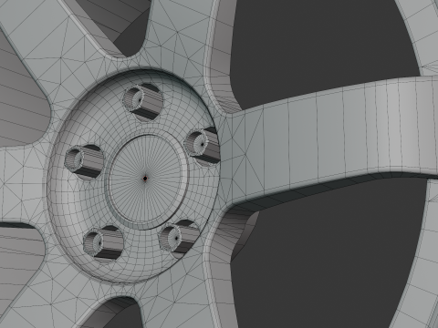 Автомобільний диск RAYS Volk Racing TE37 3D Модель