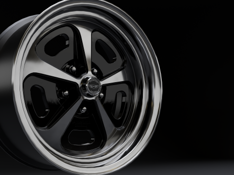 Cerchione per auto American Racing VN500 Modello 3D