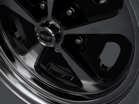 Cerchione per auto American Racing VN500 Modello 3D