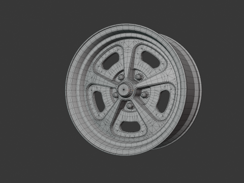 Cerchione per auto American Racing VN500 Modello 3D