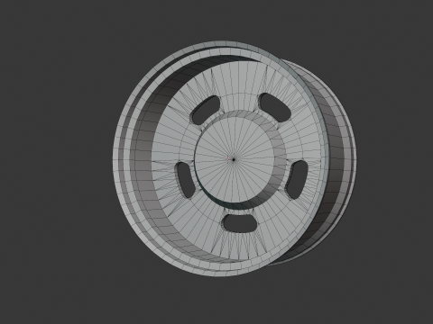 Cerchione per auto American Racing VN500 Modello 3D