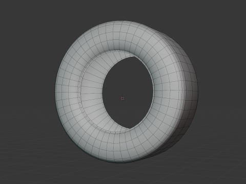 BF Goodrich Radial T-A Car Tire 3D Model
