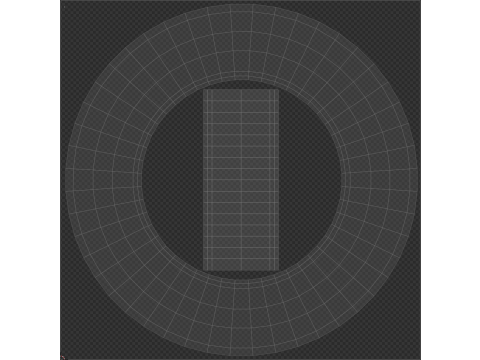 BF Goodrich Radial T-A Car Tire 3D Model