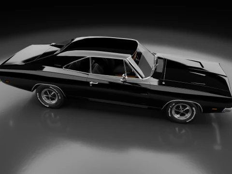 1969 Dodge Charger 3D Model