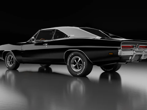 1969 Dodge Charger 3D Model